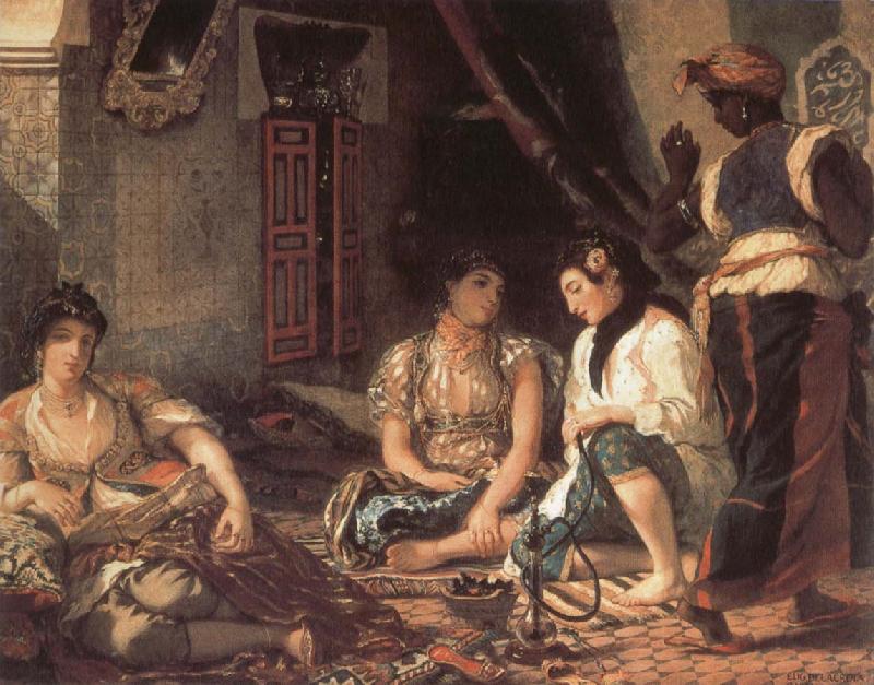 Eugene Delacroix The Women of Algiers oil painting image